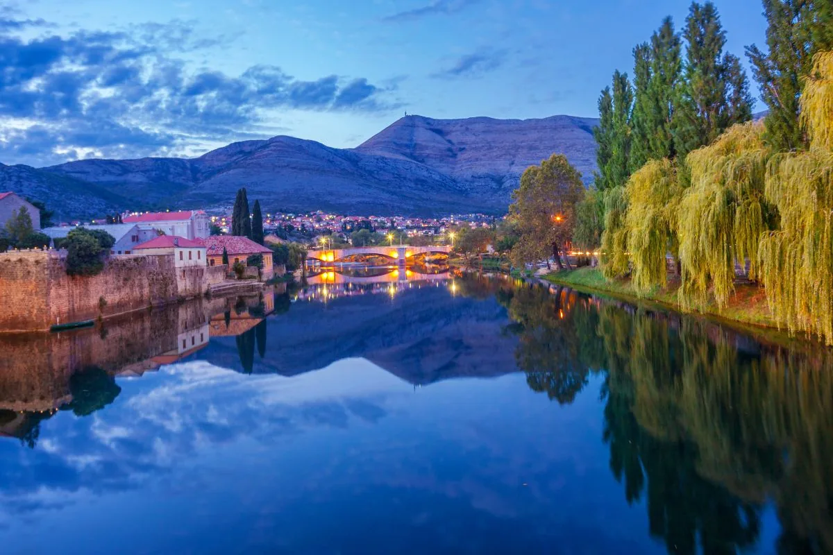 Trebinje at night